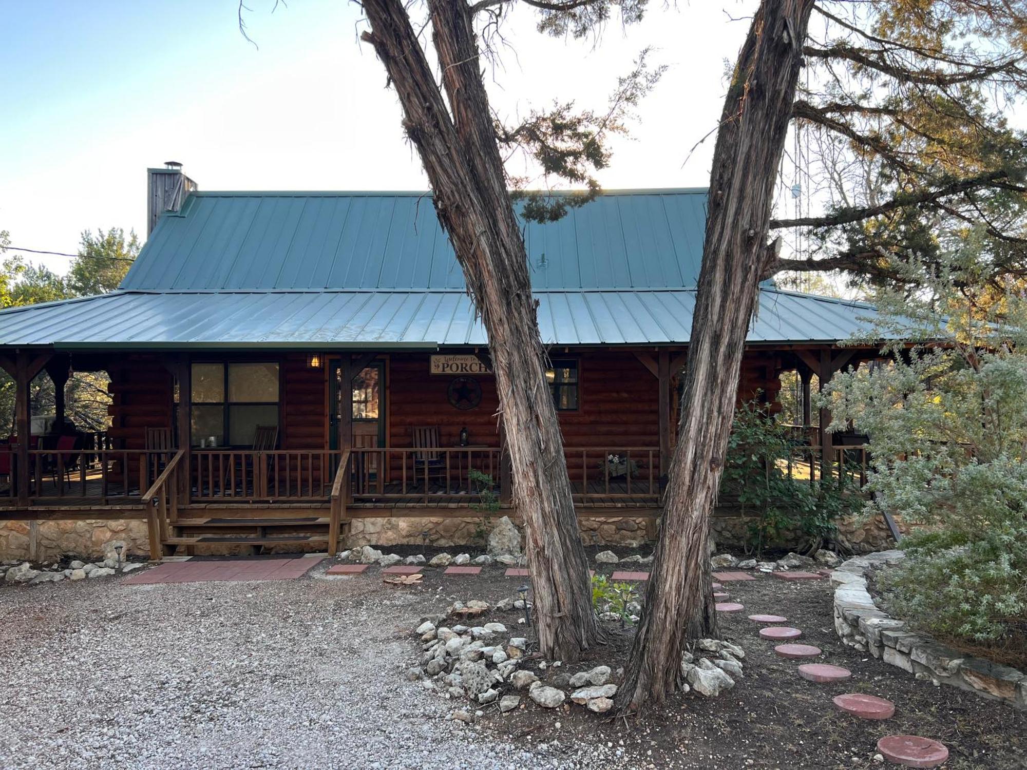 Lake Whitney Log Cabin Lakewood Harbor 外观 照片